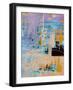 Senor Misterioso Abstract-Ricki Mountain-Framed Art Print