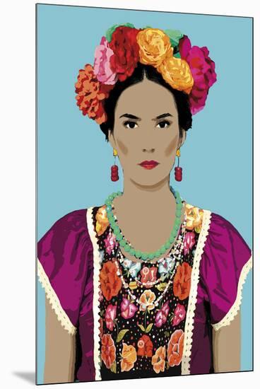 Senora Con Las Flores-Mark Chandon-Mounted Giclee Print