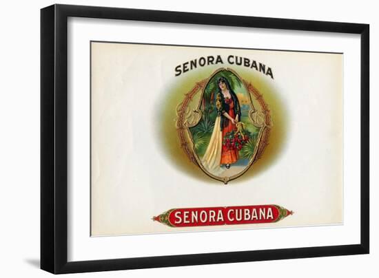 Senora Cubana-Art Of The Cigar-Framed Giclee Print