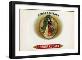 Senora Cubana-Art Of The Cigar-Framed Giclee Print