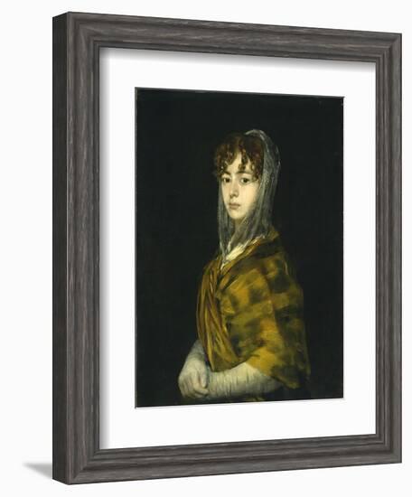 Senora Sabasa Garcia, c.1806-11-Francisco de Goya-Framed Giclee Print