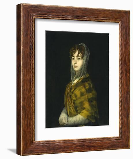 Senora Sabasa Garcia, c.1806-11-Francisco de Goya-Framed Giclee Print