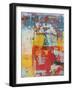 Senorita Misteriosa Abstract-Ricki Mountain-Framed Art Print