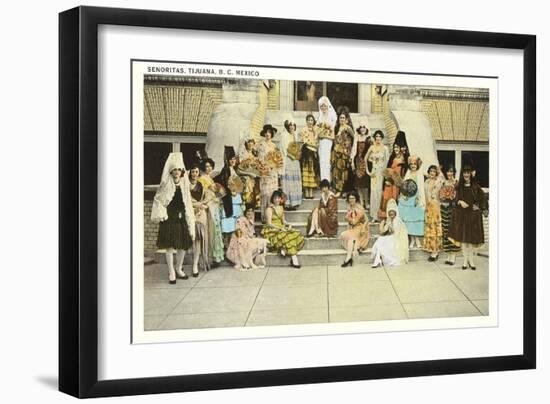 Senoritas, Tijuana, Mexico-null-Framed Art Print