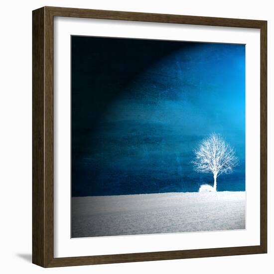 Sensation in Blue-Philippe Sainte-Laudy-Framed Photographic Print