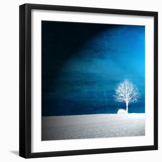 Sensation in Blue-Philippe Sainte-Laudy-Framed Photographic Print