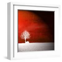 Sensation in Red-Philippe Sainte-Laudy-Framed Premium Photographic Print