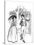 'Sense and Sensibility' by Jane Austen-Hugh Thomson-Stretched Canvas