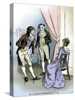 'Sense and Sensibility' by Jane Austen-Hugh Thomson-Stretched Canvas