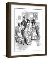 'Sense and Sensibility' by Jane Austen-Hugh Thomson-Framed Giclee Print