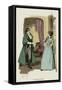 'Sense and Sensibility' by Jane Austen-Hugh Thomson-Framed Stretched Canvas