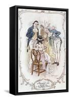 Sense and Sensibility-C.e. Brock-Framed Stretched Canvas