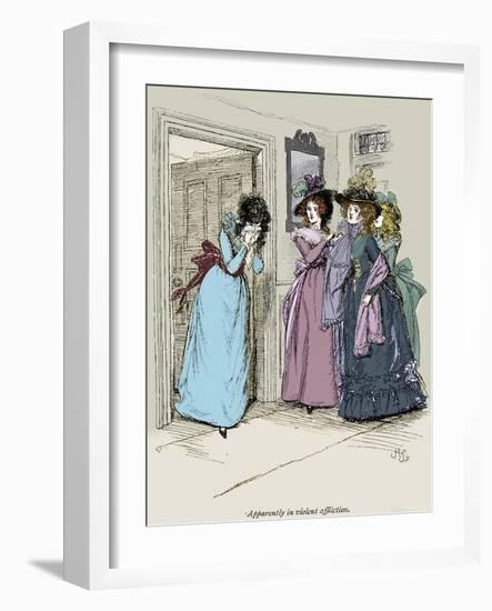 'Sense and Sensibility-Hugh Thomson-Framed Giclee Print