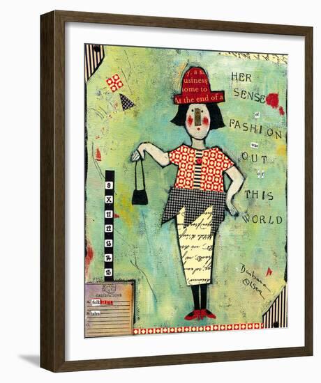 Sense of Fashion-Barbara Olsen-Framed Giclee Print