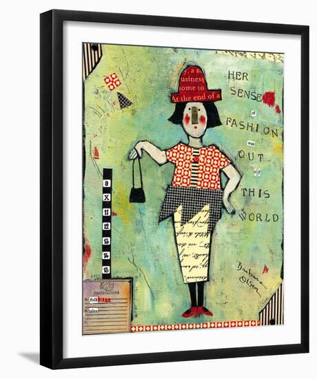 Sense of Fashion-Barbara Olsen-Framed Giclee Print