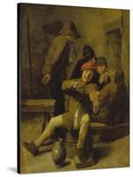 Sense of Hearing-Adriaen Brouwer-Stretched Canvas