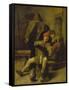 Sense of Hearing-Adriaen Brouwer-Framed Stretched Canvas