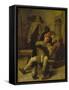 Sense of Hearing-Adriaen Brouwer-Framed Stretched Canvas