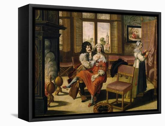 Sense of Touch-Abraham Bosse-Framed Stretched Canvas