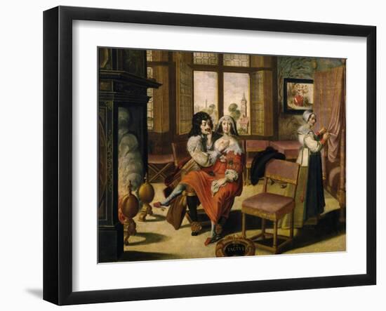 Sense of Touch-Abraham Bosse-Framed Giclee Print