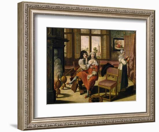 Sense of Touch-Abraham Bosse-Framed Giclee Print