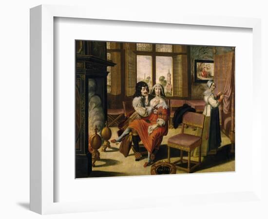 Sense of Touch-Abraham Bosse-Framed Giclee Print