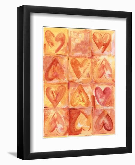 Sensitive Hearts-Maria Trad-Framed Premium Giclee Print