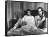 SENSO, 1954 directed by LUCHINO VISCONTI Farley Granger and Alida Valli (b/w photo)-null-Framed Stretched Canvas