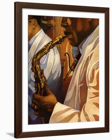 Senso Jazz-Miles Hyman-Framed Art Print