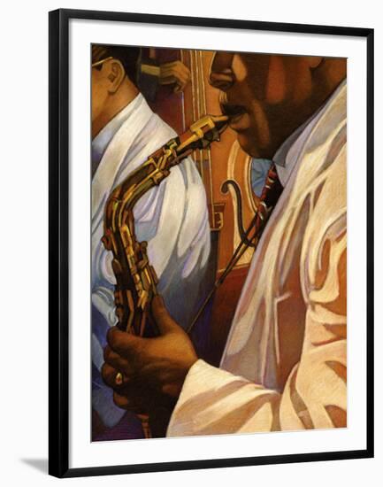 Senso Jazz-Miles Hyman-Framed Art Print