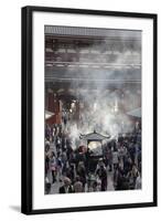 Senso-Ji, Ancient Buddhist Temple, Asakusa, Tokyo, Japan, Asia-Stuart Black-Framed Photographic Print