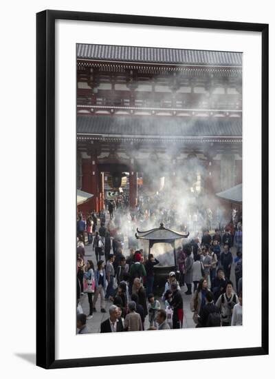 Senso-Ji, Ancient Buddhist Temple, Asakusa, Tokyo, Japan, Asia-Stuart Black-Framed Photographic Print