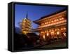 Sensoji Temple and Pagoda-null-Framed Stretched Canvas