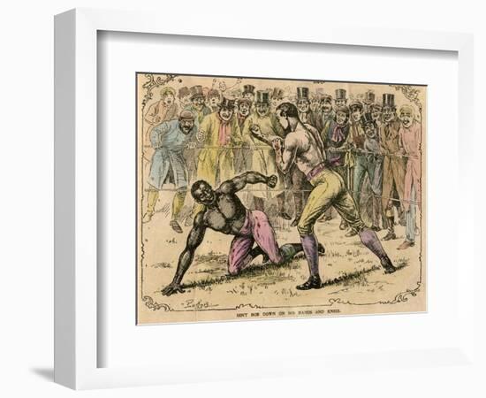 Sent Bob Down on His Hands and Knees, Late 19th or Early 20th Century-Pugnis-Framed Giclee Print