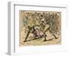 Sent Bob Down on His Hands and Knees, Late 19th or Early 20th Century-Pugnis-Framed Giclee Print