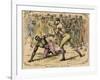 Sent Bob Down on His Hands and Knees, Late 19th or Early 20th Century-Pugnis-Framed Giclee Print