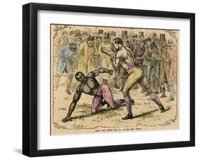 Sent Bob Down on His Hands and Knees, Late 19th or Early 20th Century-Pugnis-Framed Giclee Print