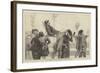 Sent Home to Die, a Sketch at Boulogne-Sur-Mer-Sir James Dromgole Linton-Framed Giclee Print