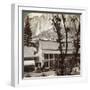 Sentinel Hotel, Looking North across the Valley to Yosemite Falls, California, USA, 1902-Underwood & Underwood-Framed Photographic Print