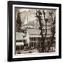 Sentinel Hotel, Looking North across the Valley to Yosemite Falls, California, USA, 1902-Underwood & Underwood-Framed Photographic Print