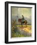 Sentinel on Horseback-Guillaume De L'Isle-Framed Giclee Print