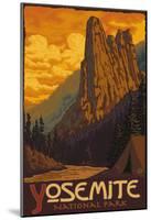 Sentinel, Yosemite National Park, California-null-Mounted Poster