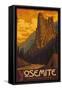 Sentinel, Yosemite National Park, California-Lantern Press-Framed Stretched Canvas