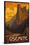 Sentinel, Yosemite National Park, California-Lantern Press-Stretched Canvas