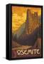 Sentinel, Yosemite National Park, California-Lantern Press-Framed Stretched Canvas