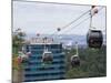 Sentosa Island Cable Cars, Singapore-Pearl Bucknall-Mounted Photographic Print