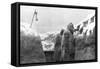 Sentries in a Trench Looking Out over No-Man's-Land, Pas-De-Calais, France, Winter, 1915-null-Framed Stretched Canvas