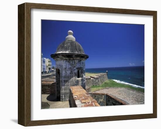 Sentry Box at San Cristobal Fort, El Morro, San Juan, Puerto Rico-Michele Molinari-Framed Premium Photographic Print