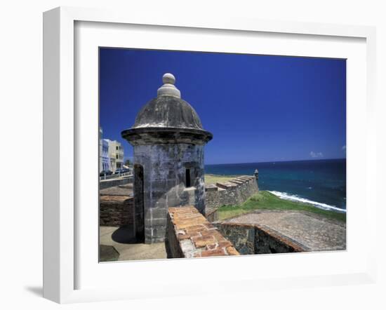 Sentry Box at San Cristobal Fort, El Morro, San Juan, Puerto Rico-Michele Molinari-Framed Premium Photographic Print