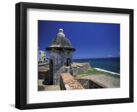 Sentry Box at San Cristobal Fort, El Morro, San Juan, Puerto Rico-Michele Molinari-Framed Photographic Print